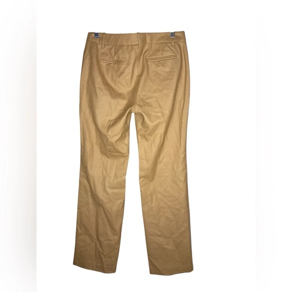 J. crew tan 100% wool cafe trousers Size 4